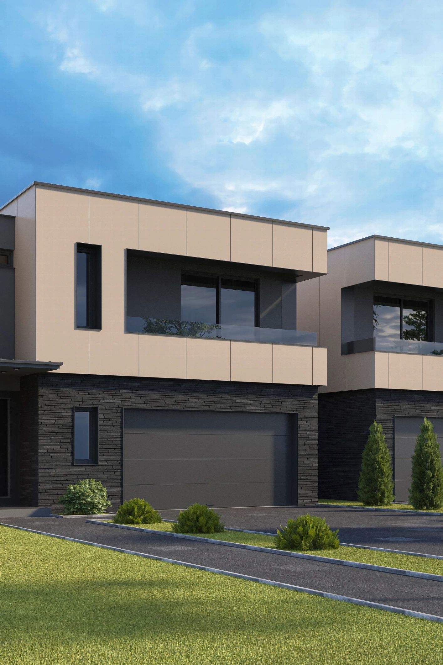 Luxury architectural development